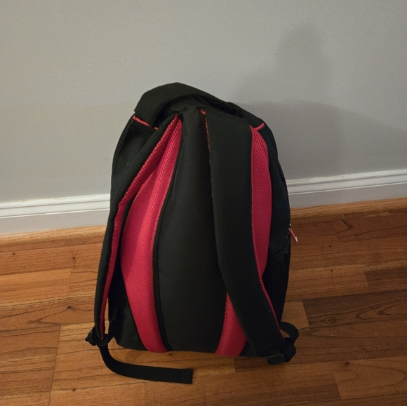 Black and Red Instructor Backpack - Picture 2 of 2